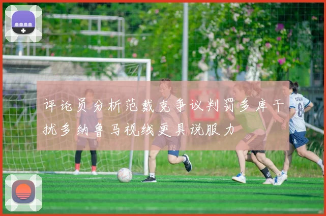 评论员分析范戴克争议判罚多库干扰多纳鲁马视线更具说服力